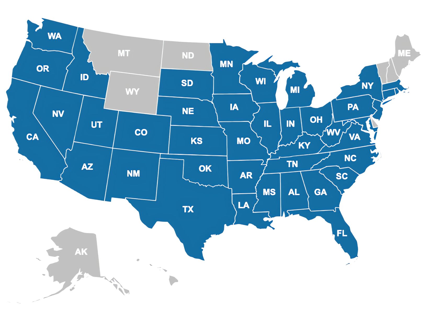 States where Trent Advisors is licensed